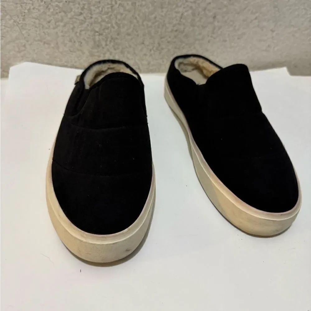 Staheekum Black Suede Slip on/Mule Size 7